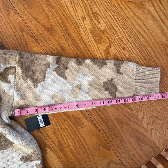 Lucky Brand Camo Cardigan Sweater XL - Picture 4 of 10